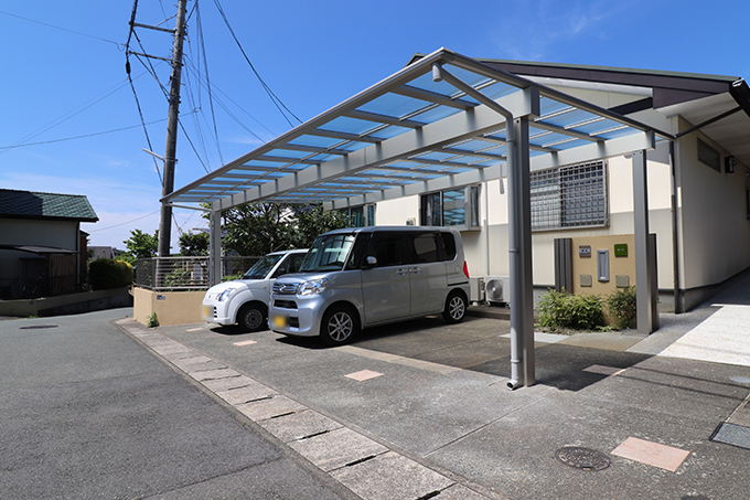 リフォーム施工実績　エクステリアリフォーム　駐車場　アフター