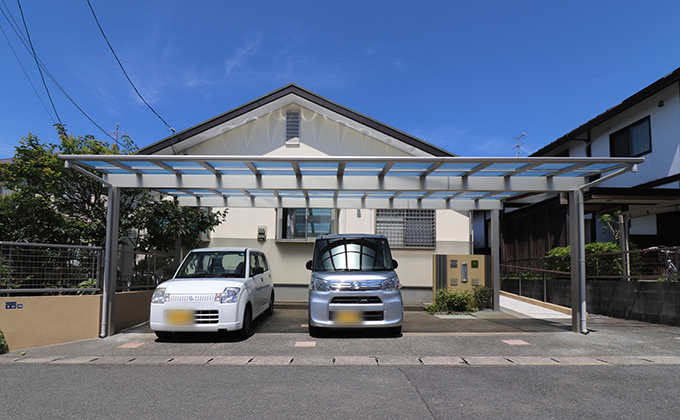 リフォーム施工実績　駐車場　施工後